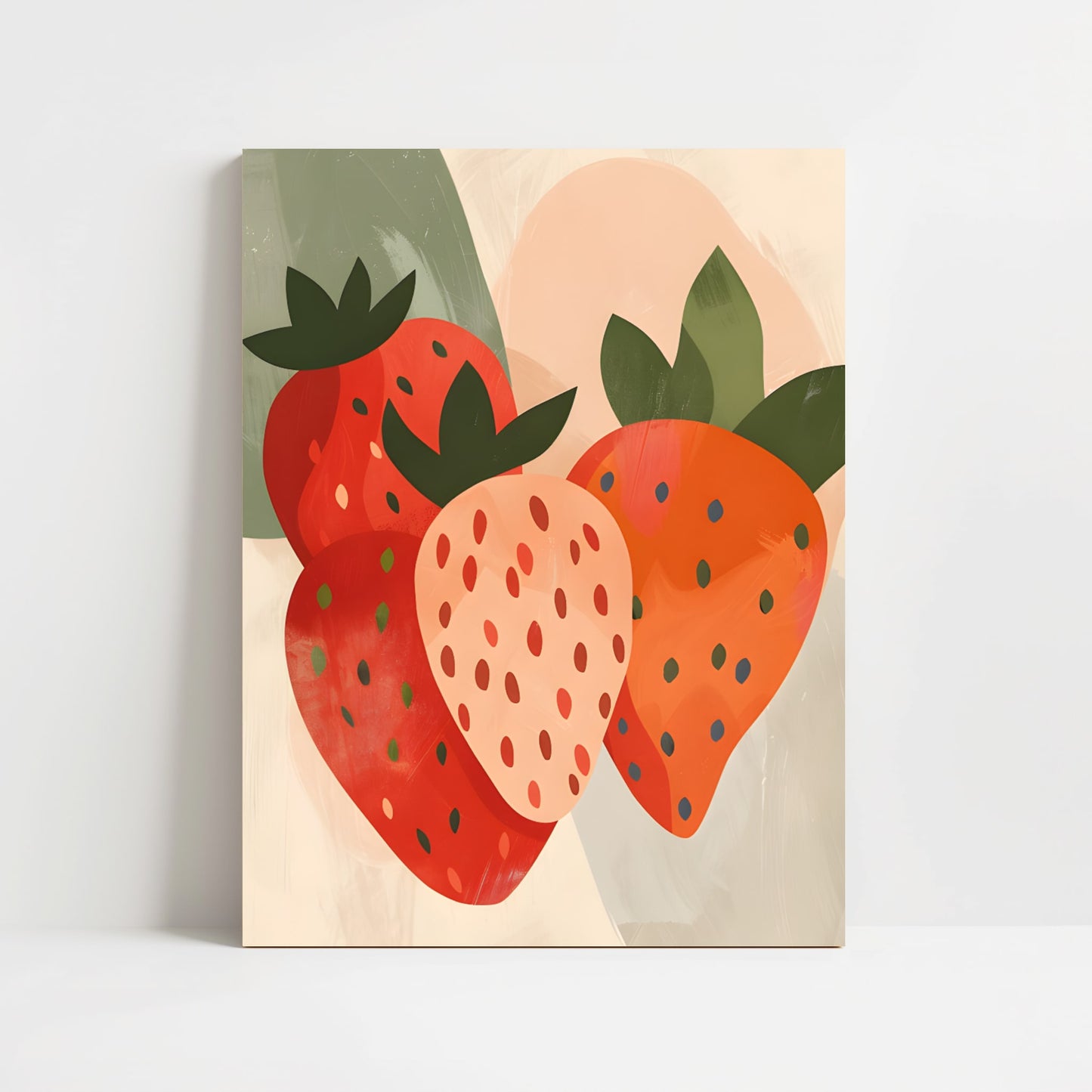 Poster - Strawberry in Bohemian style