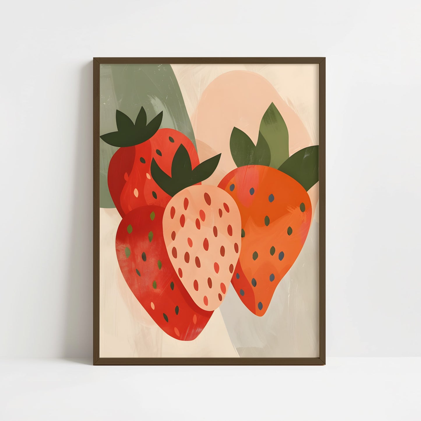 Poster - Strawberry in Bohemian style