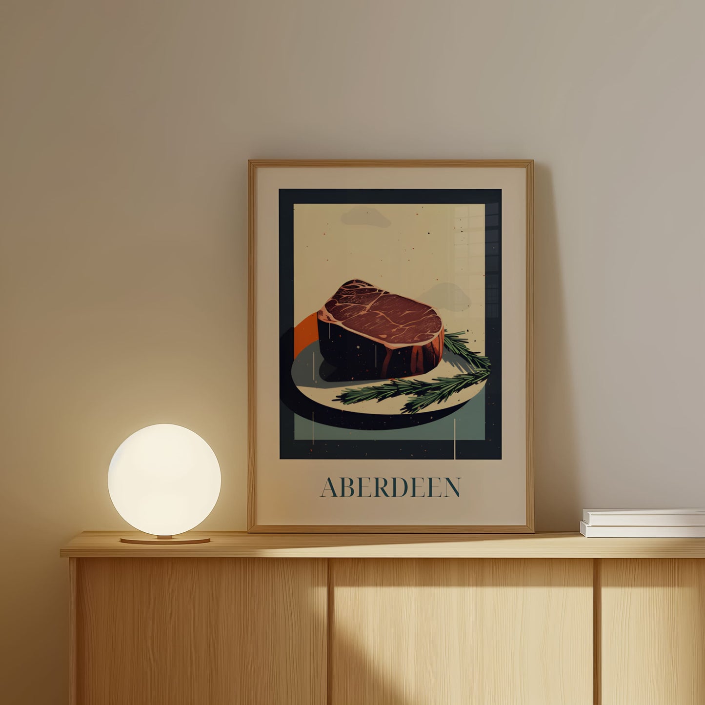 Poster - Angus steak from Aberdeen, Scotland