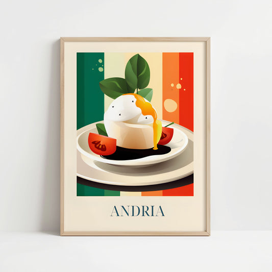 Poster - Burrata from Andria, Italy