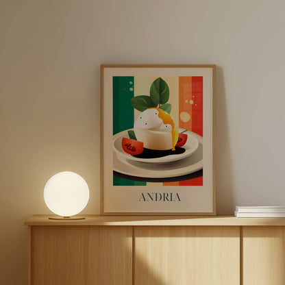 Poster - Burrata from Andria, Italy