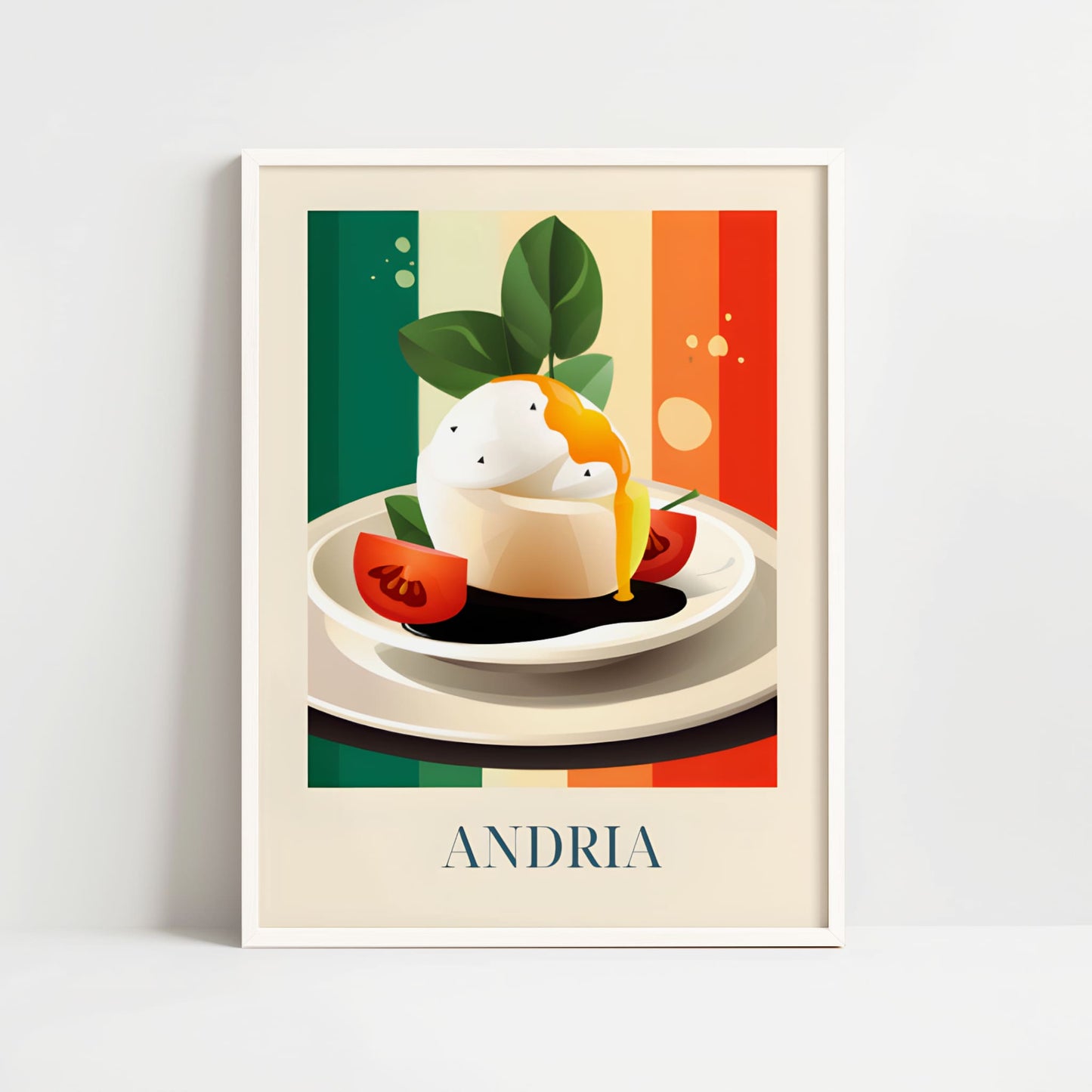 Poster - Burrata from Andria, Italy