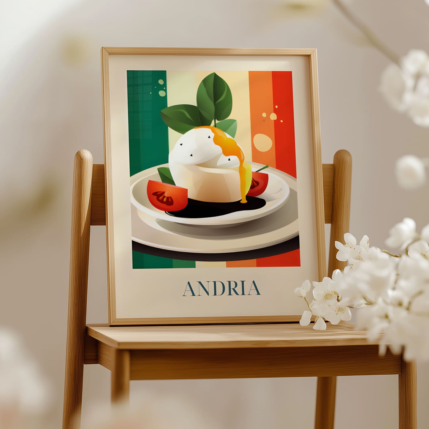 Poster - Burrata from Andria, Italy