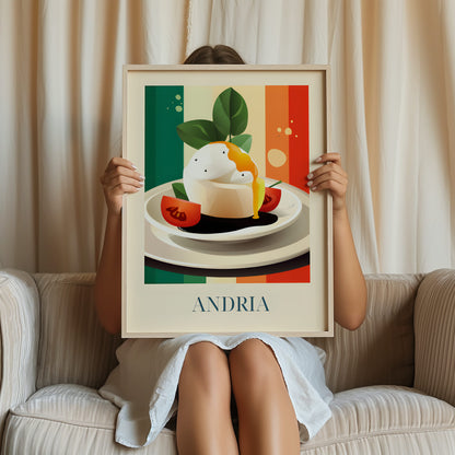 Poster - Burrata from Andria, Italy