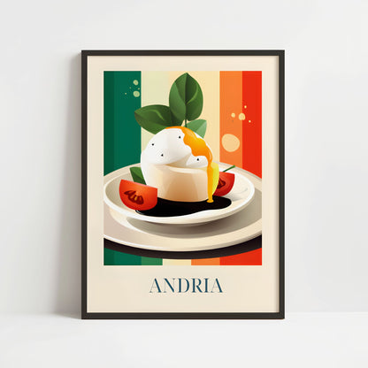 Poster - Burrata from Andria, Italy