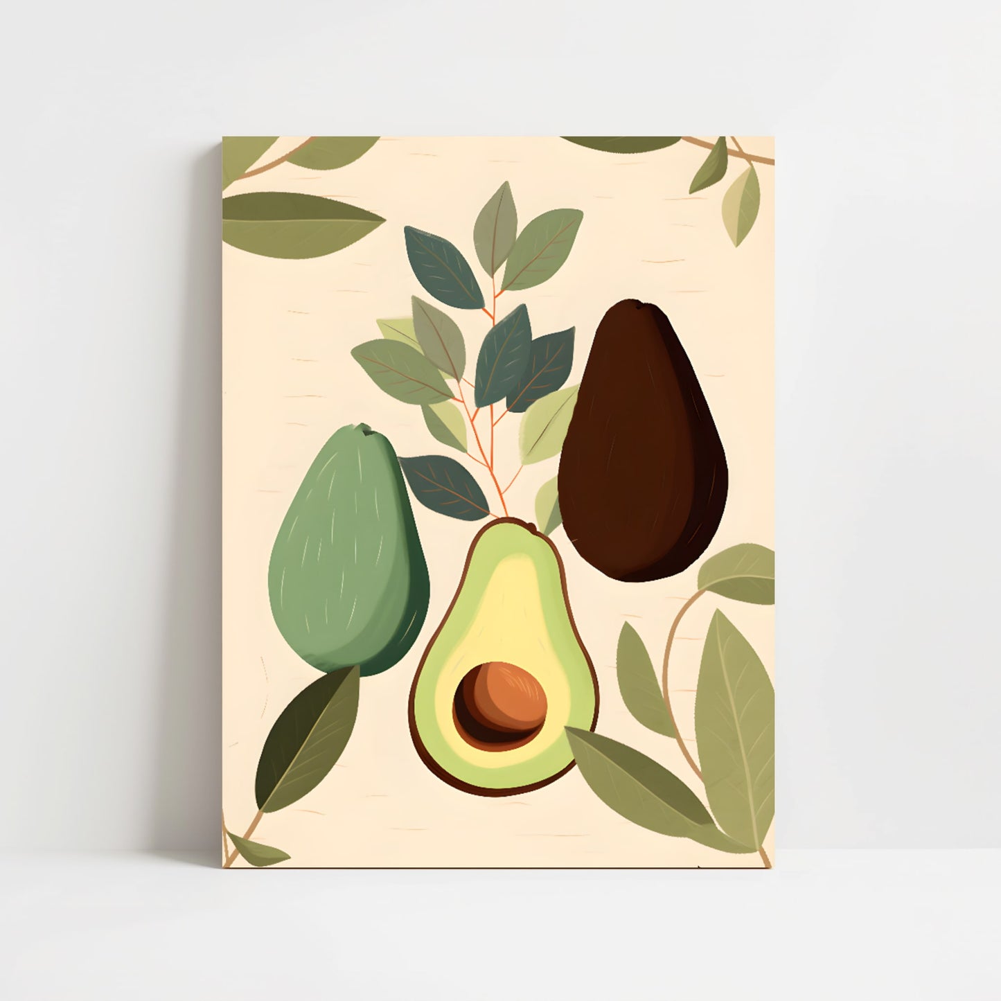 Poster - Avocado in Bohemian style