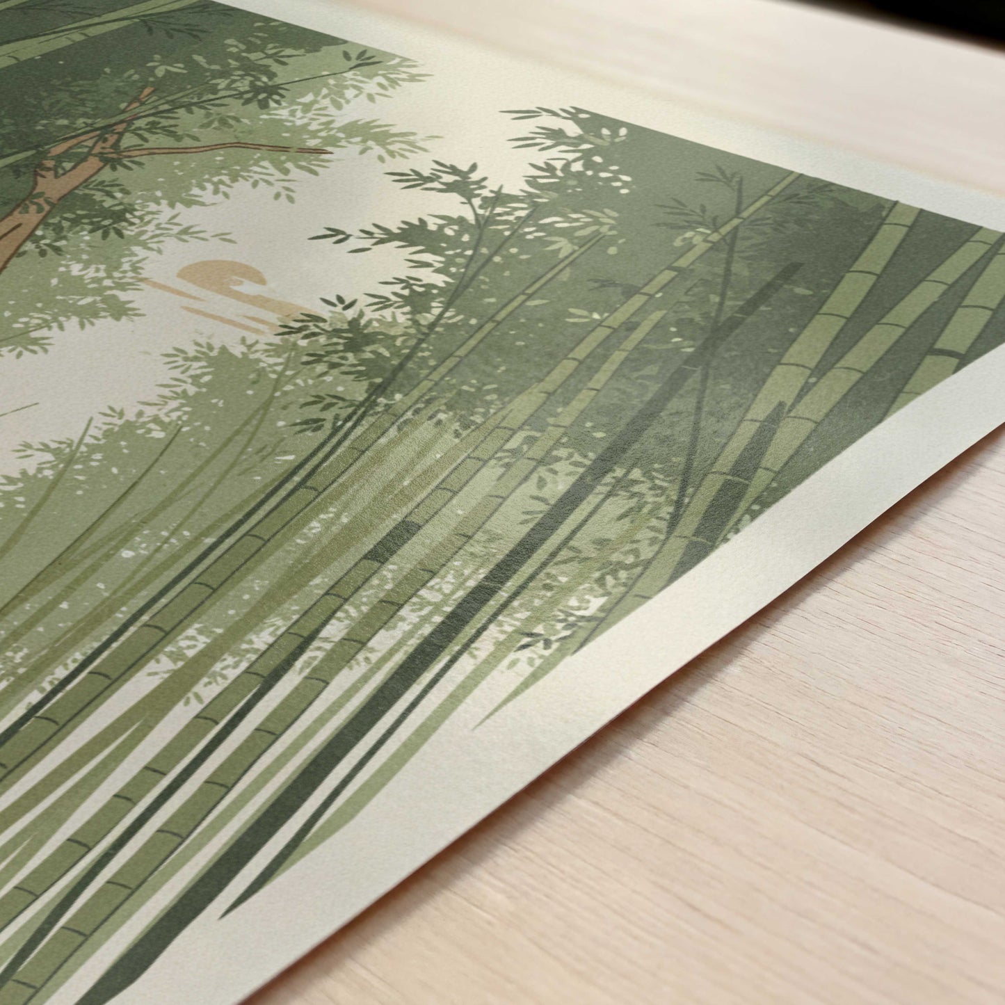 Walking Through Kyoto Bamboo - Print