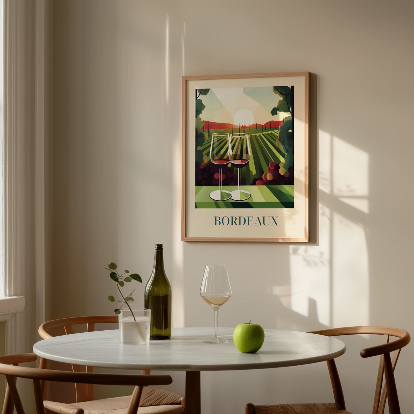 Poster - Red wine from Bordeaux, France