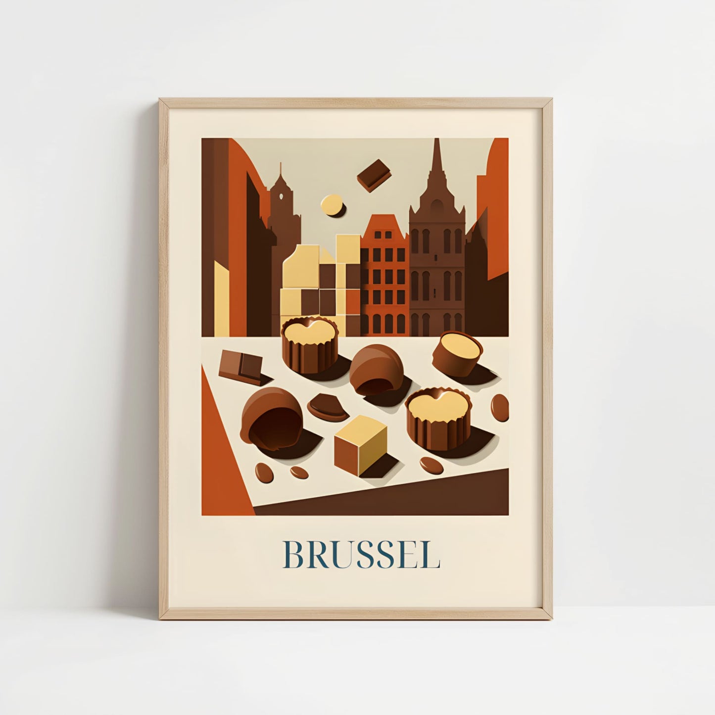 Poster - Chocolates from Brussels, Belgium