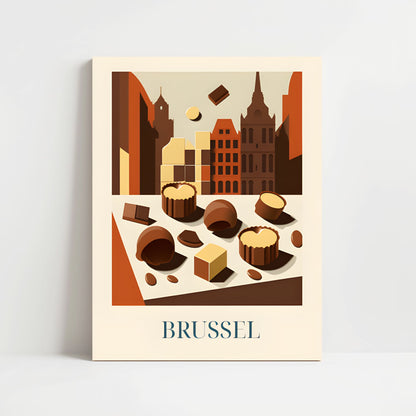 Poster - Chocolates from Brussels, Belgium