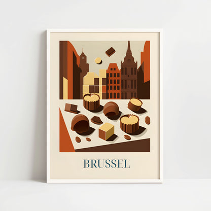 Poster - Chocolates from Brussels, Belgium