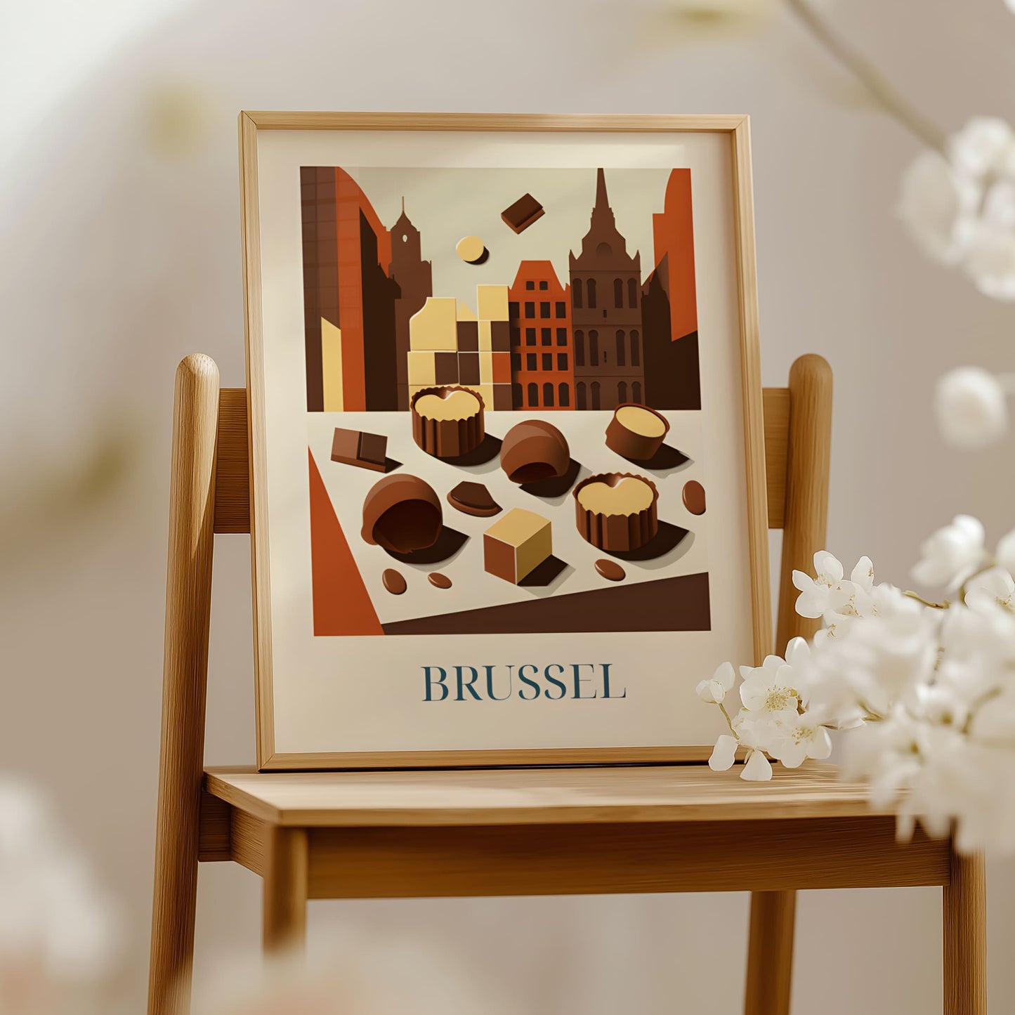 Poster - Chocolates from Brussels, Belgium