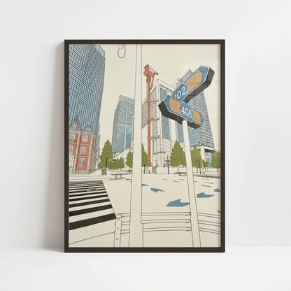 Calm Corners of Chiyoda - Print