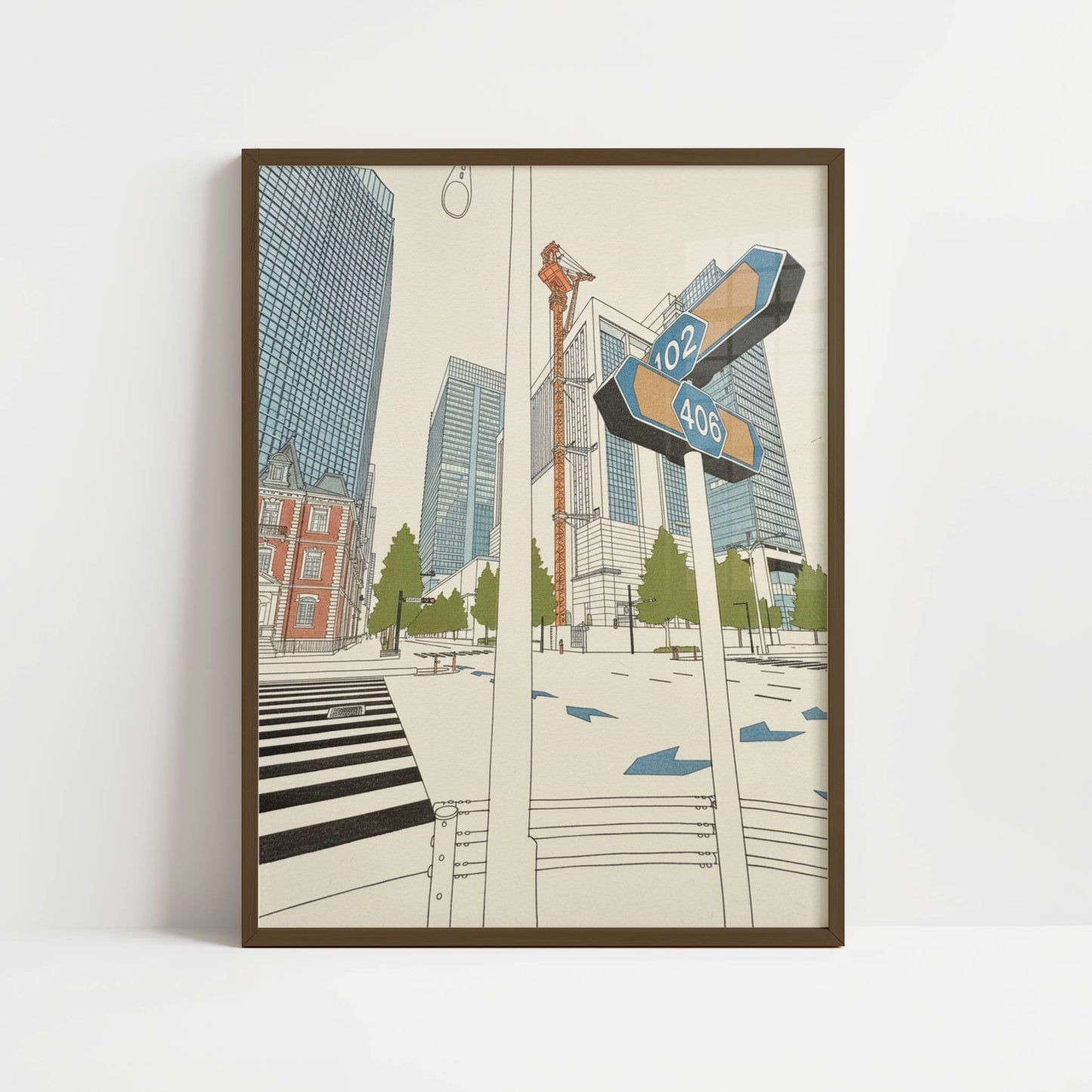 Calm Corners of Chiyoda - Print