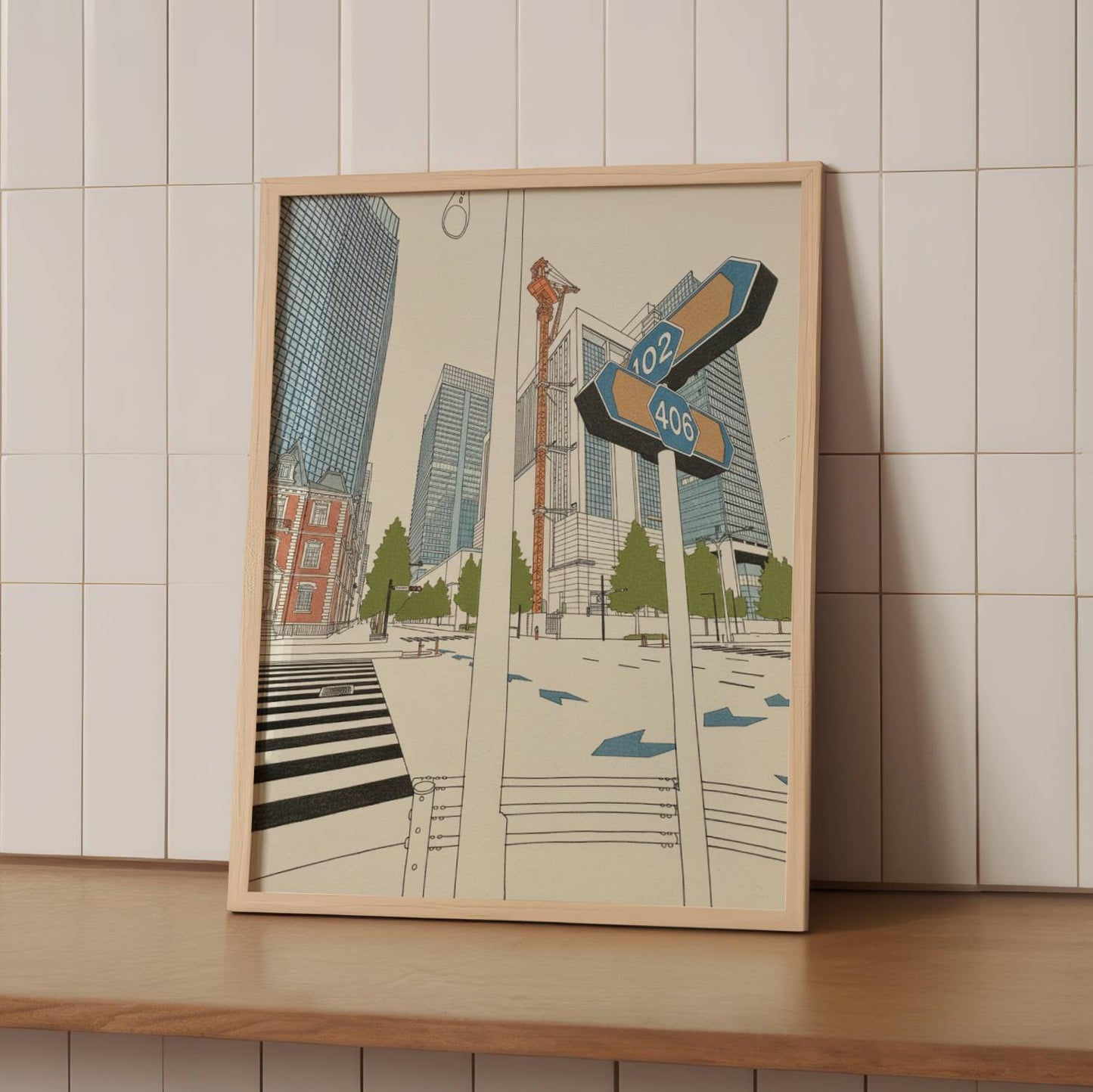 Calm Corners of Chiyoda - Print