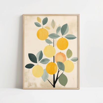 Poster - Lemon Tree in Bohemian style