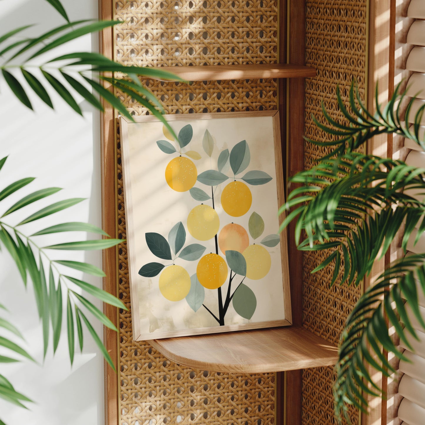 Poster - Lemon Tree in Bohemian style