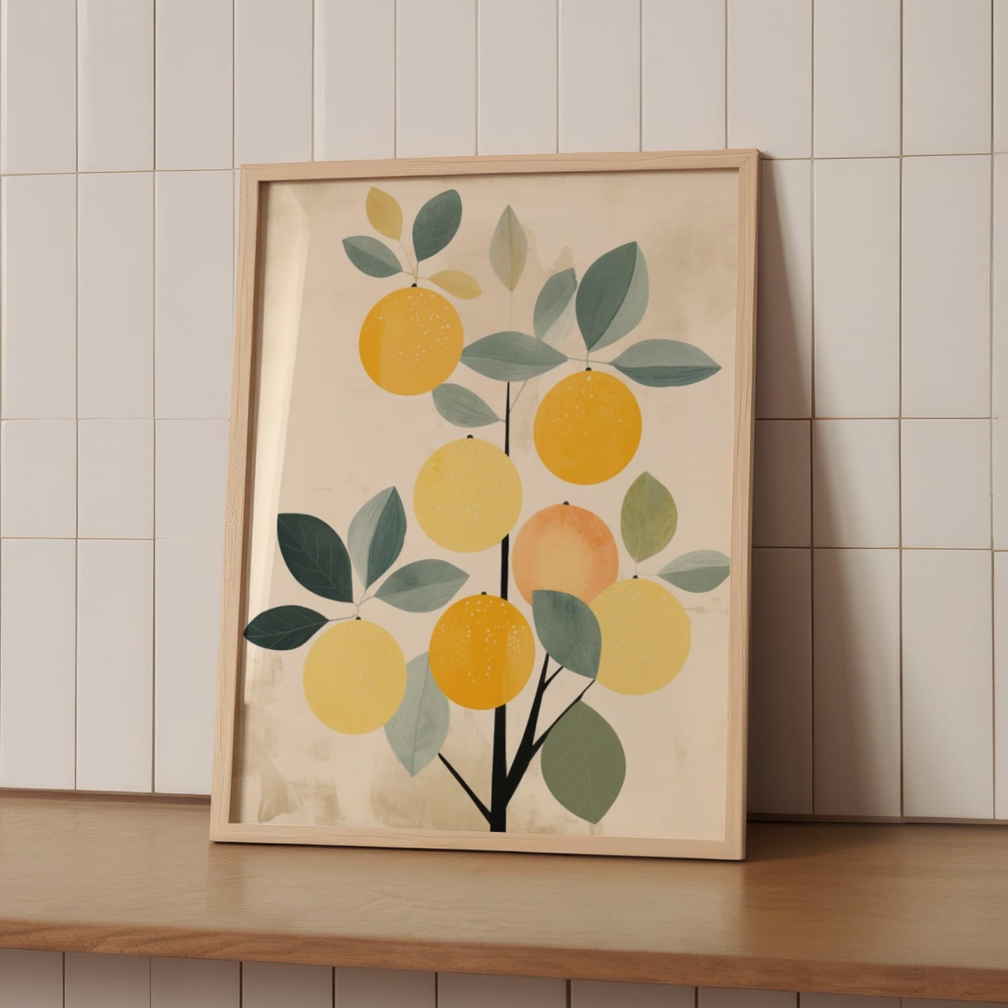 Poster - Lemon Tree in Bohemian style