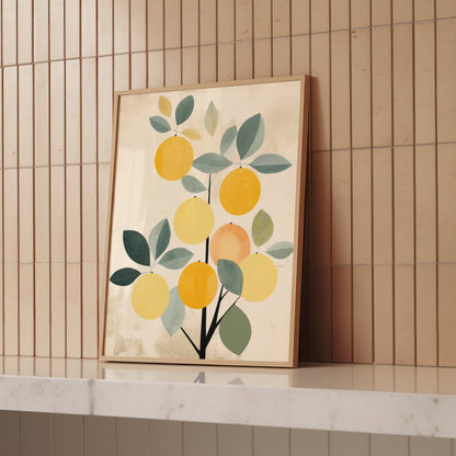 Poster - Lemon Tree in Bohemian style