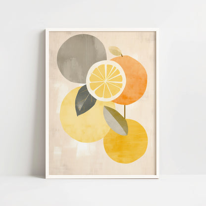 Poster - Lemons in Bohemian style