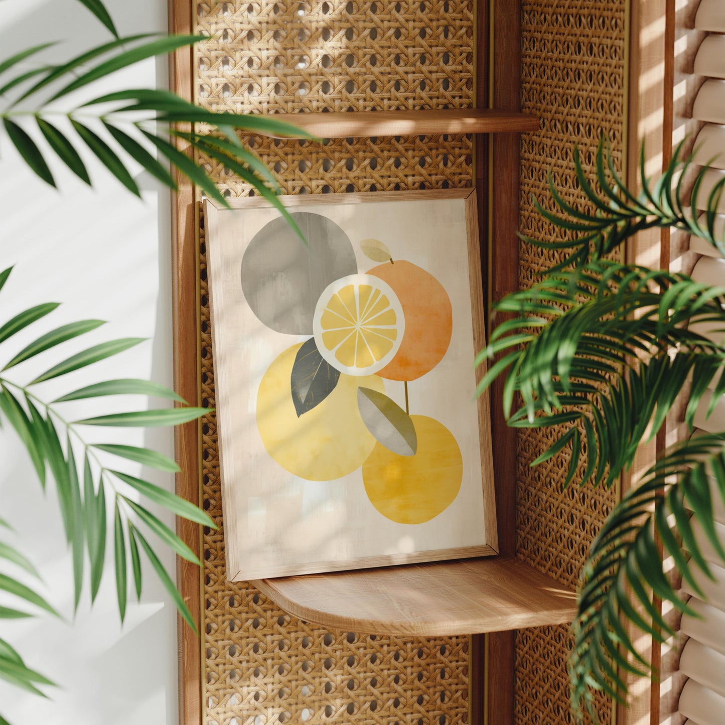 Poster - Lemons in Bohemian style