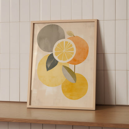 Poster - Lemons in Bohemian style