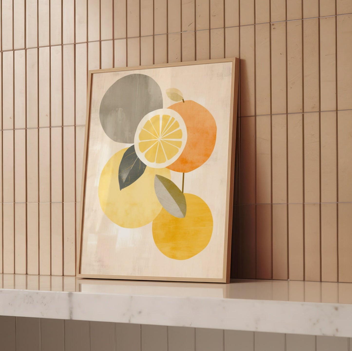 Poster - Lemons in Bohemian style