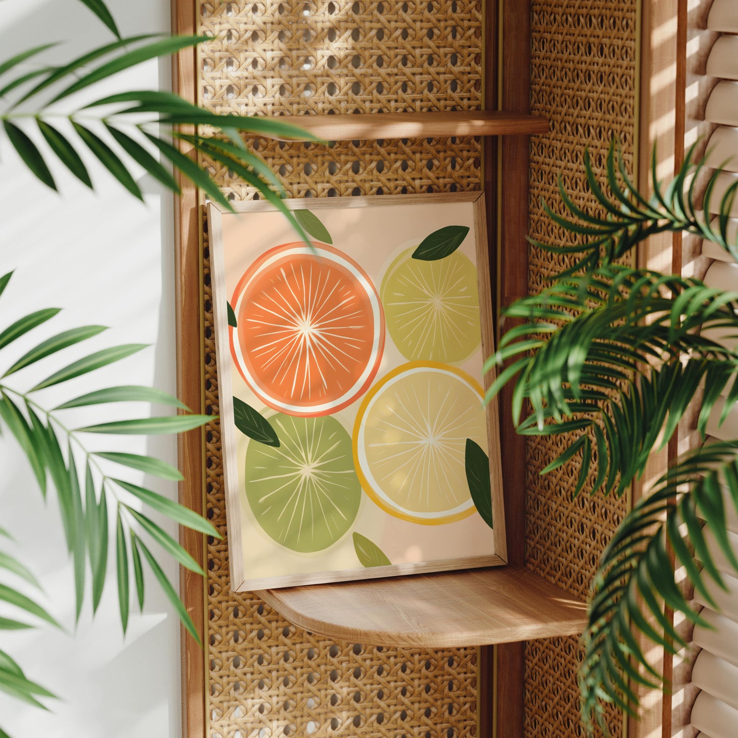 Poster - Citrus Fruit in Bohemian style