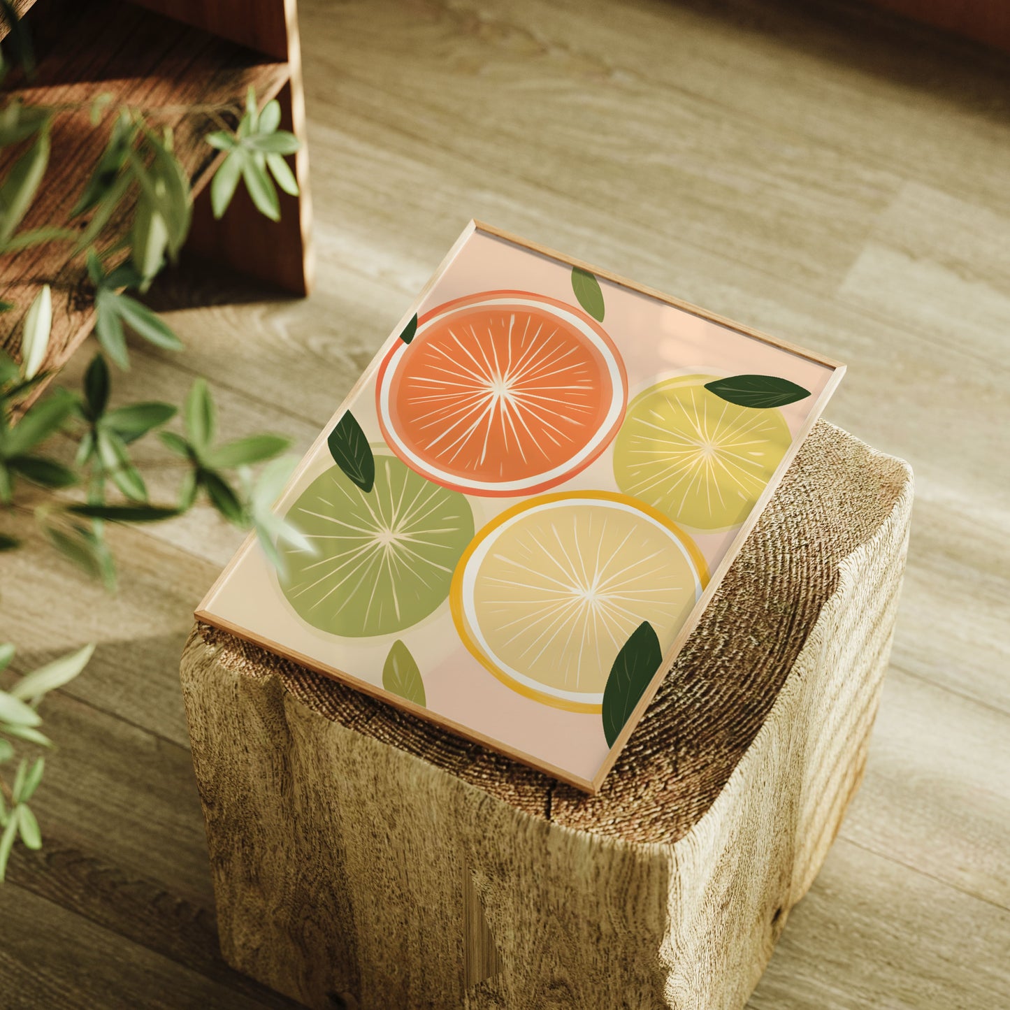 Poster - Citrus Fruit in Bohemian style