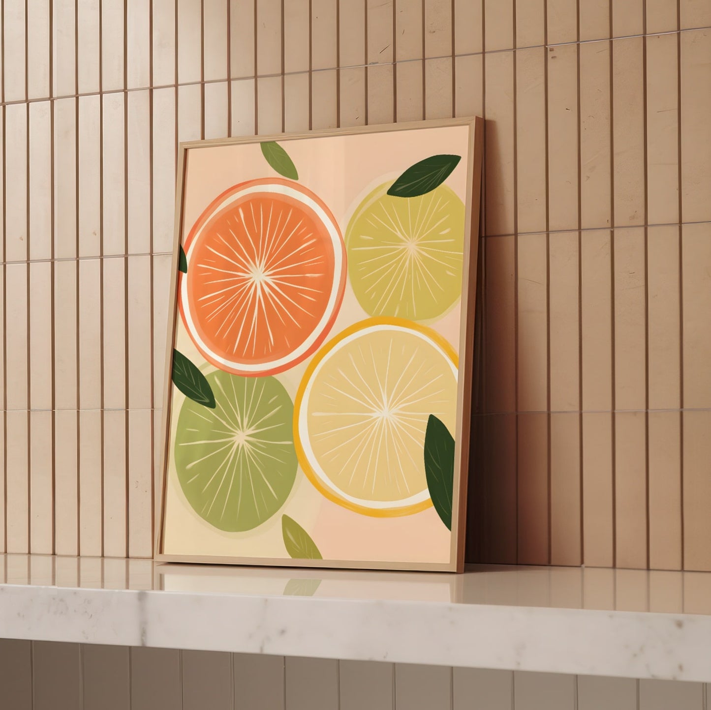 Poster - Citrus Fruit in Bohemian style