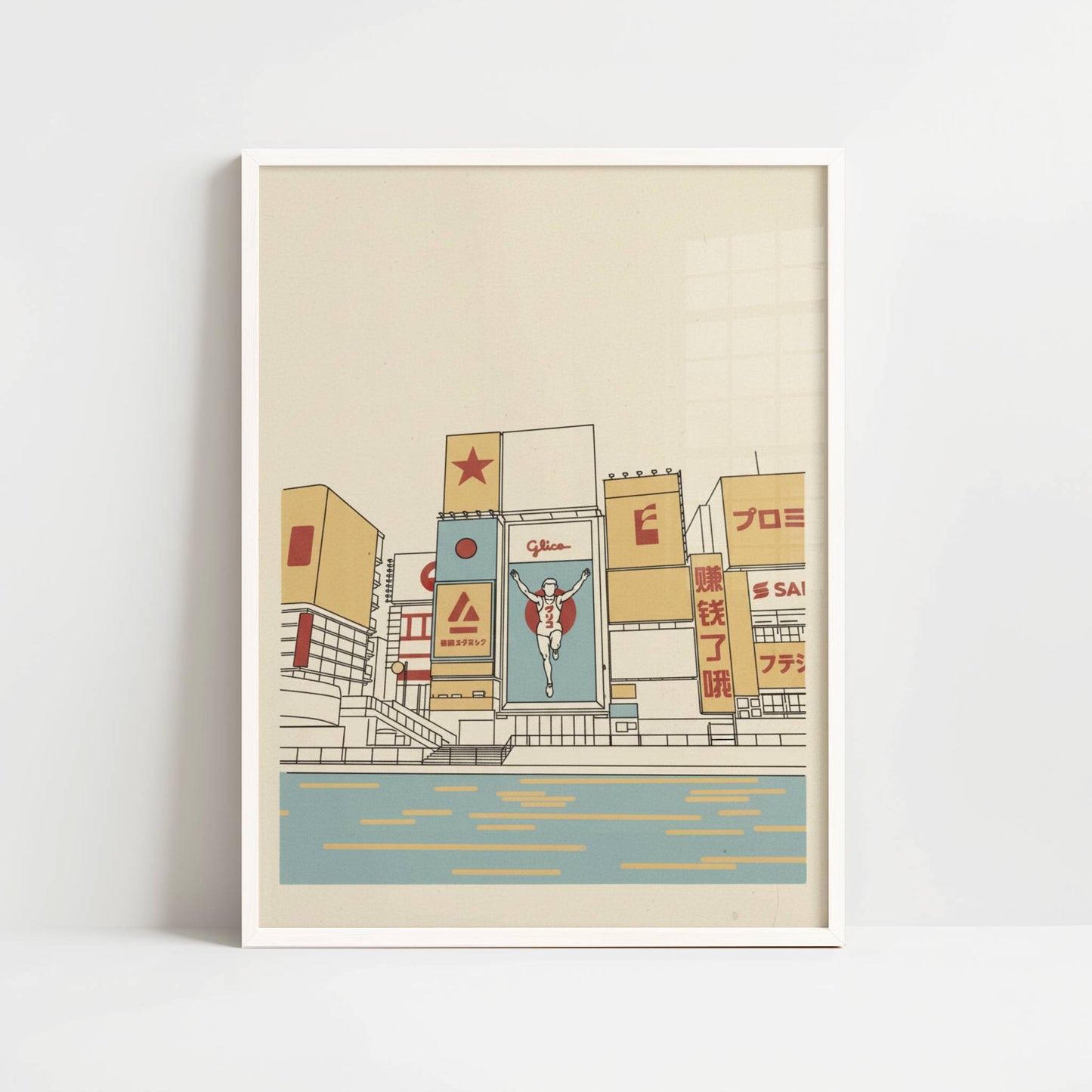 Reflections of Dotonbori Nights - Print