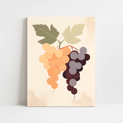 Poster - Grapes in Bohemian style