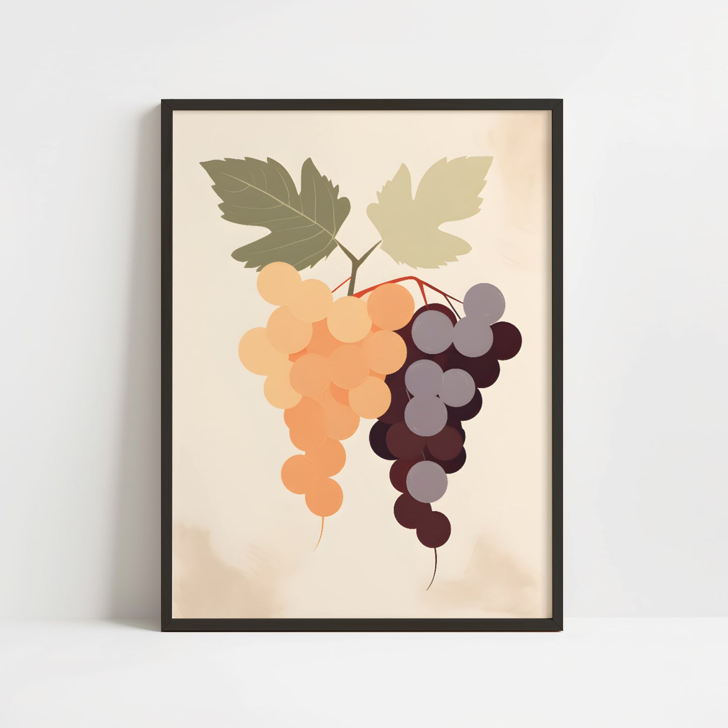 Poster - Grapes in Bohemian style