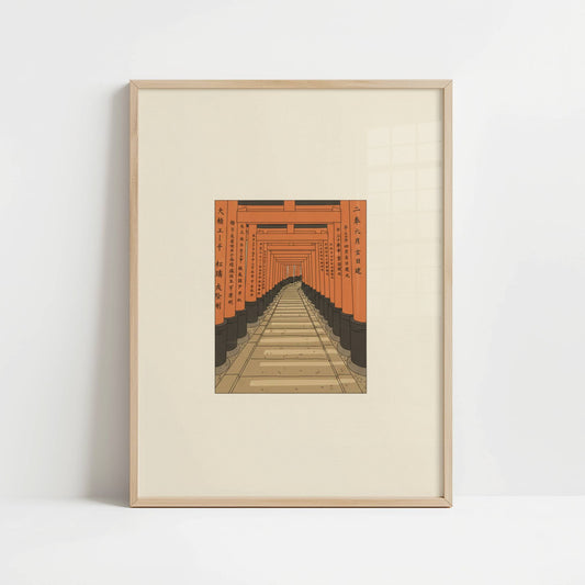 Sacred Passage at Fushimi Inari - Print