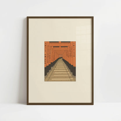 Sacred Passage at Fushimi Inari - Print