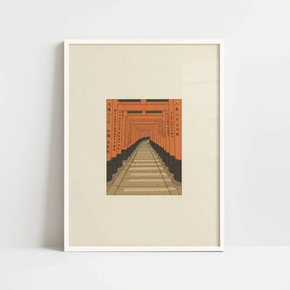 Sacred Passage at Fushimi Inari - Print