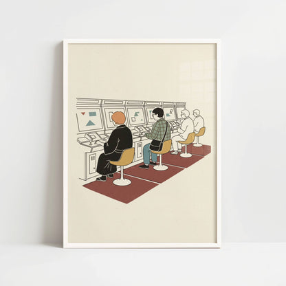 Late Hours in a Tokyo Game Hall - Print