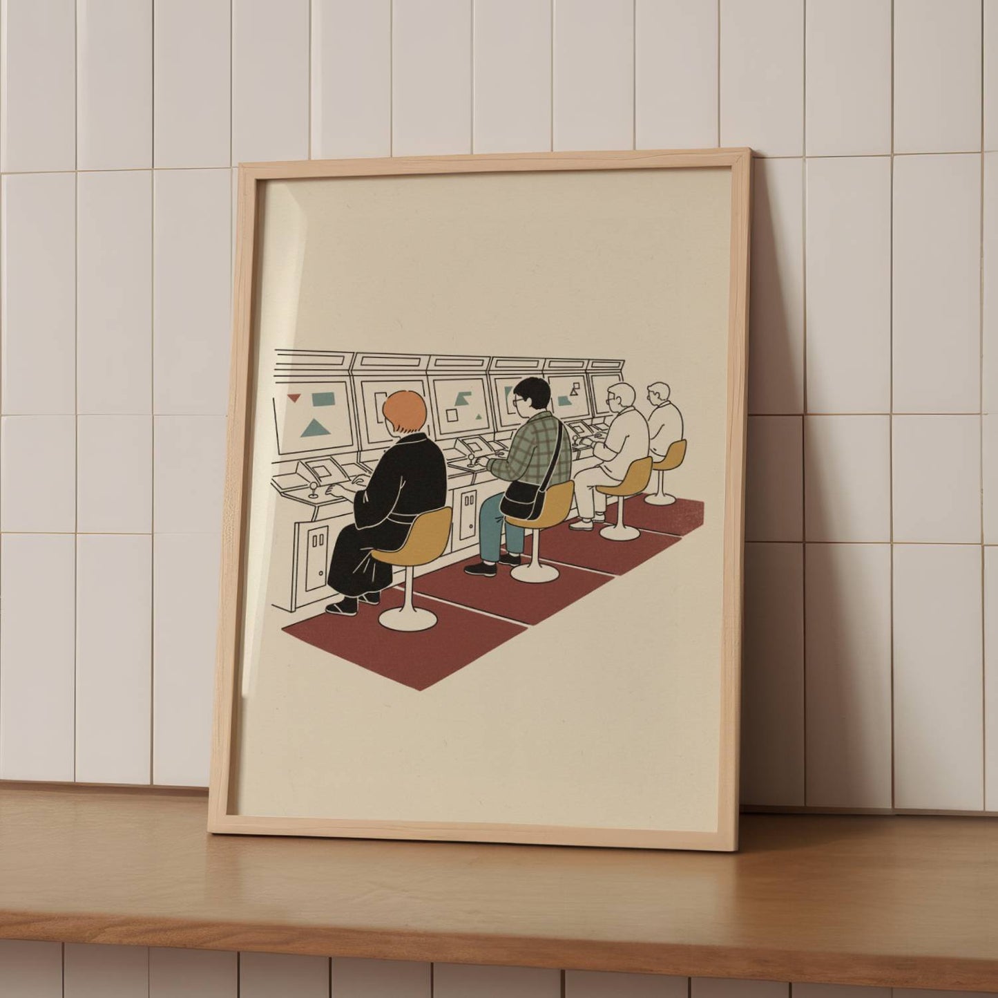 Late Hours in a Tokyo Game Hall - Print