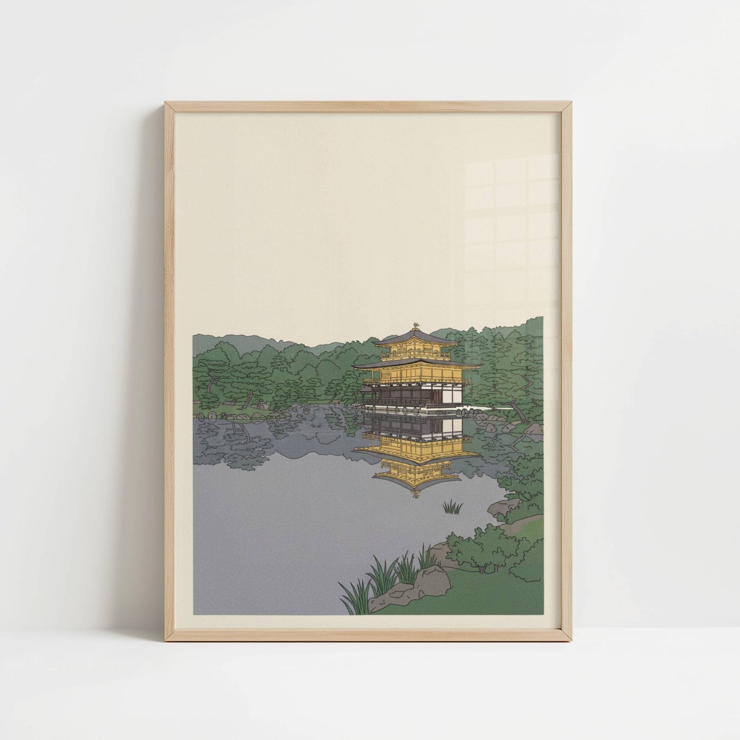Golden Castle Reflected – Print