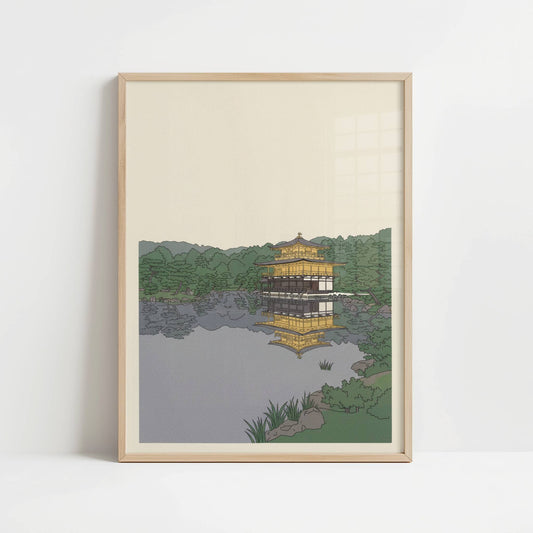 Golden Castle Reflected – Print