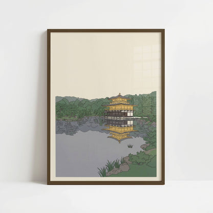 Golden Castle Reflected – Print