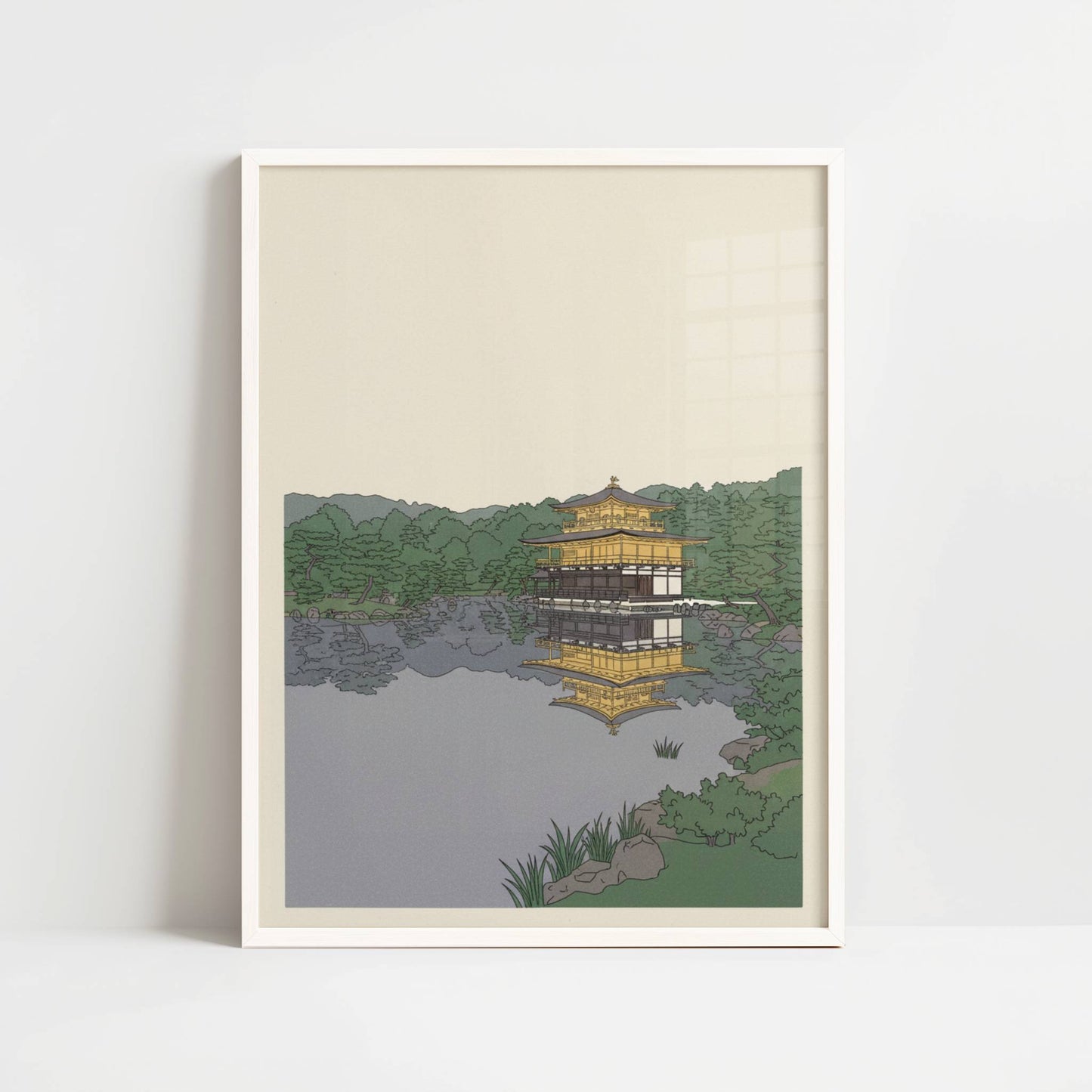 Golden Castle Reflected – Print
