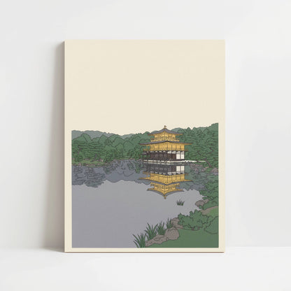 Golden Castle Reflected – Print