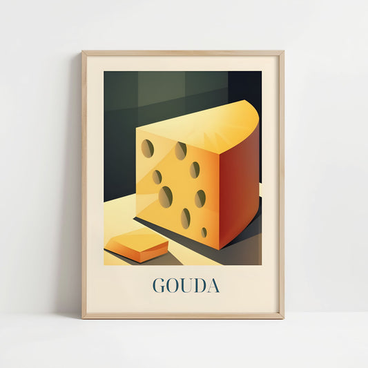 Poster - Cheese from Gouda, the Netherlands