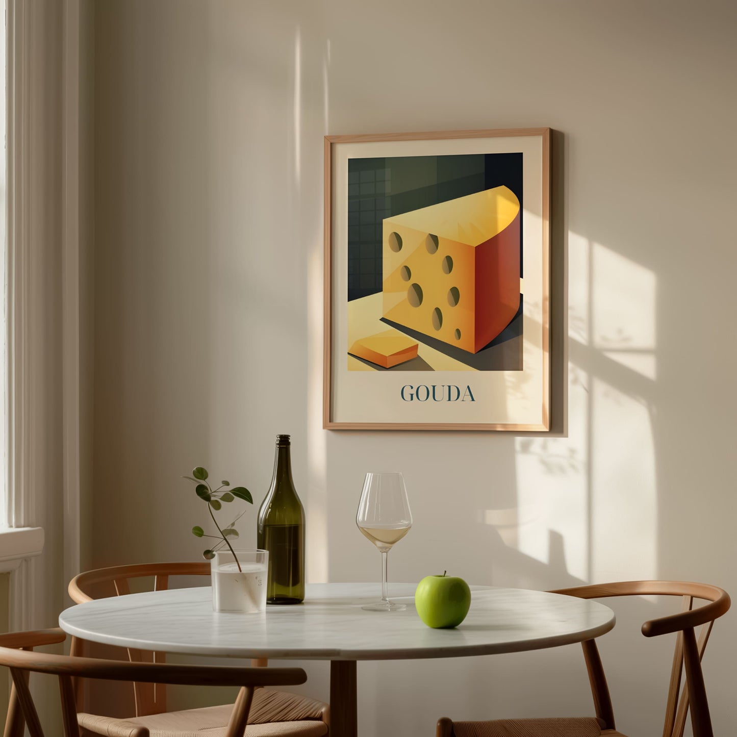 Poster - Cheese from Gouda, the Netherlands