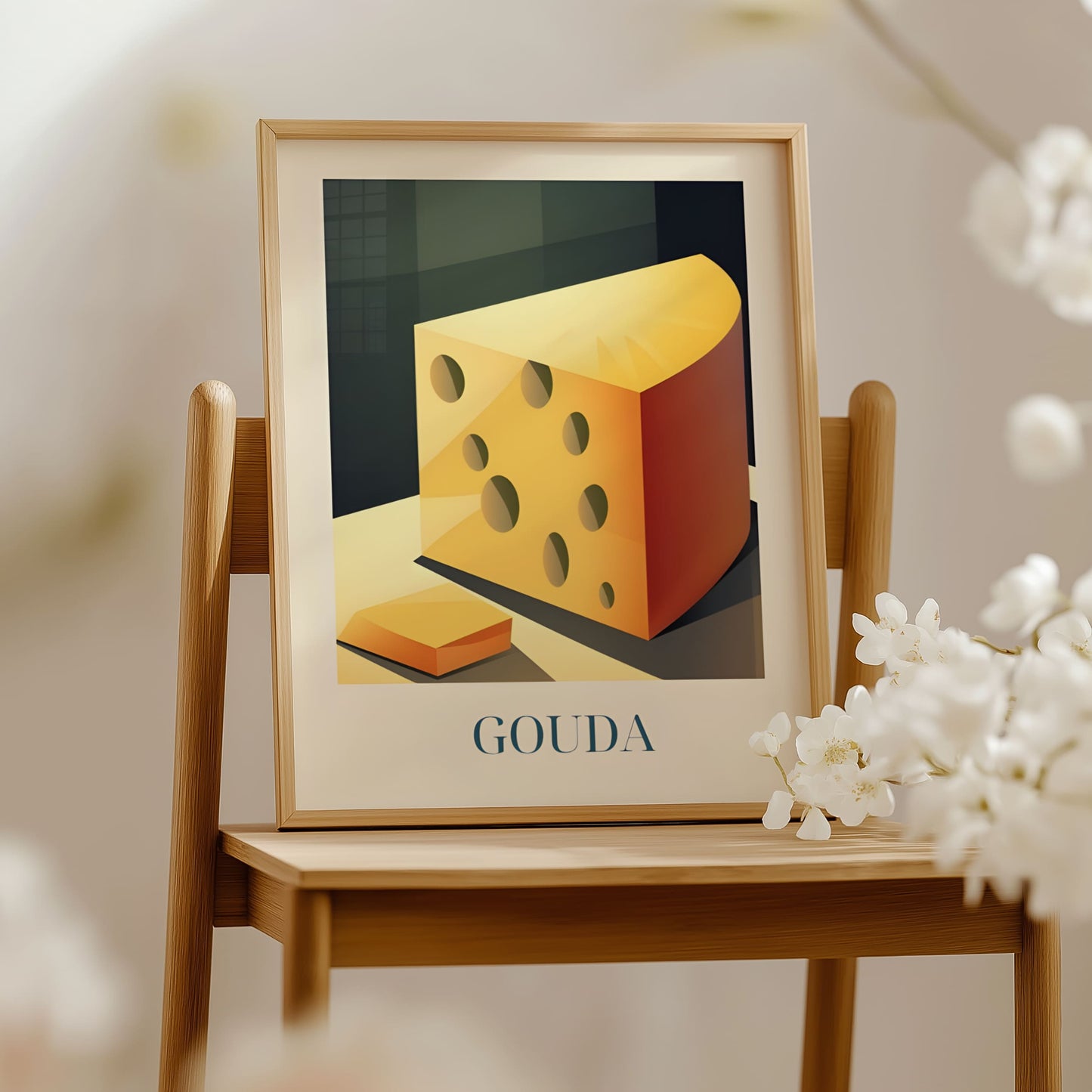 Poster - Cheese from Gouda, the Netherlands