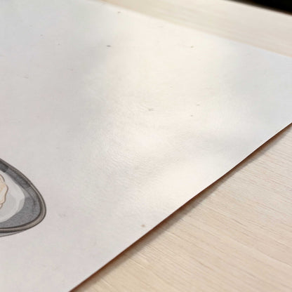 Gyoza Resting on Ceramic – Print