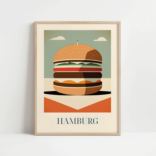 Poster - Hamburger from Hamburg, Germany