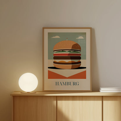 Poster - Hamburger from Hamburg, Germany