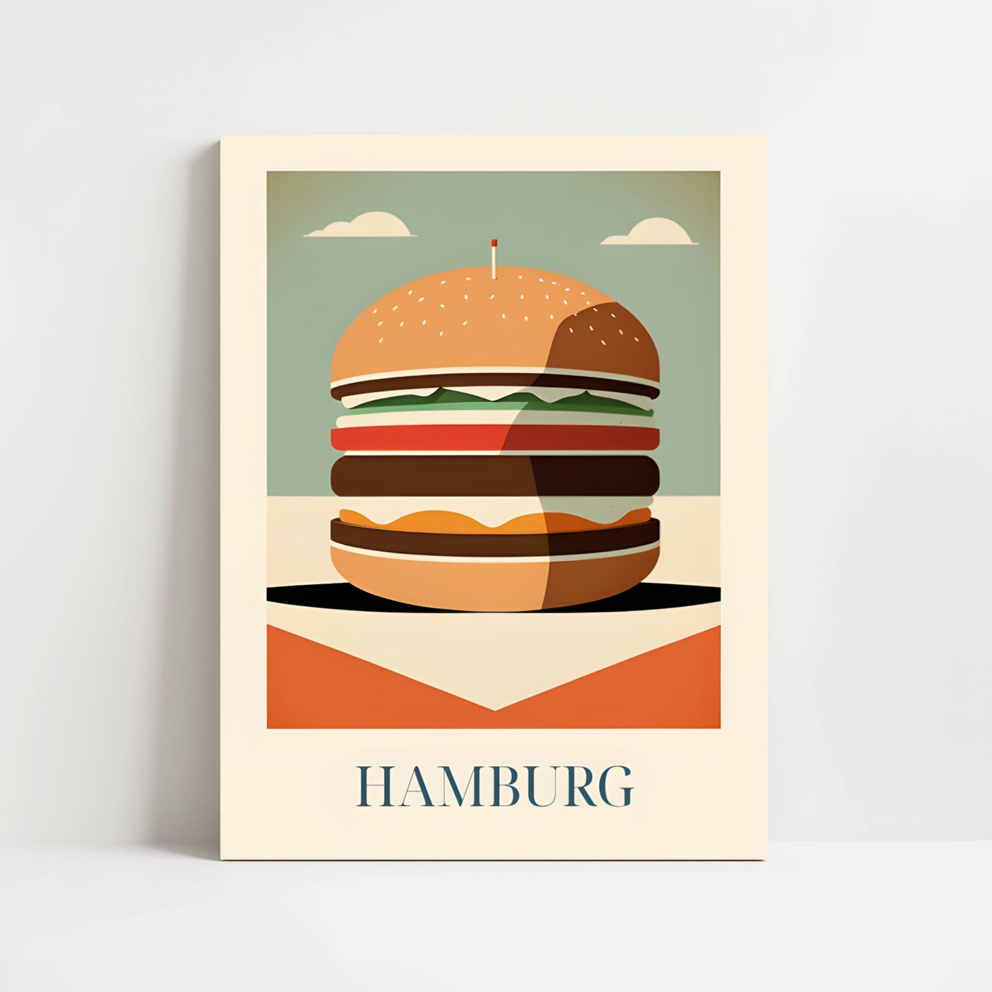 Poster - Hamburger from Hamburg, Germany